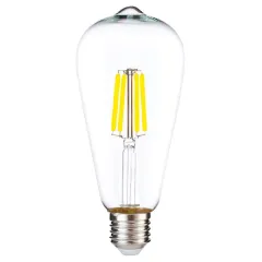 Heka Led Fılament Rustic Bulb E27 6w 6500k
