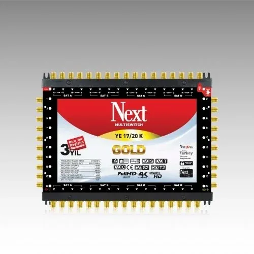 Next YE-17/20 Santral Multiswitch 17 Giriş 20 Çıkış Uydu Dağıtıcı