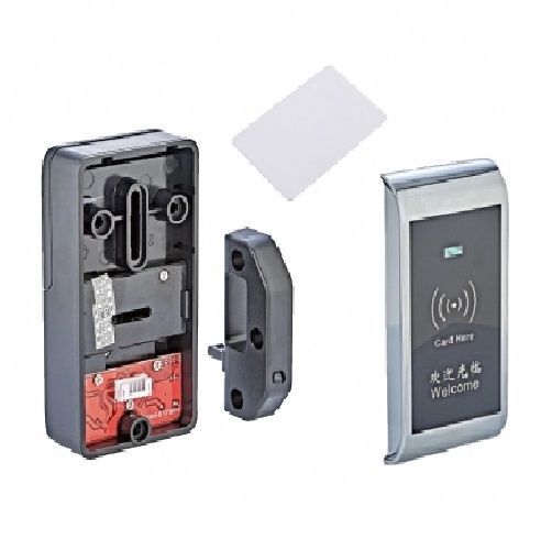 Dijital Şifreli ve Kartlı Dolap Kilidi - Kart 1,5 V Alkalin Pil