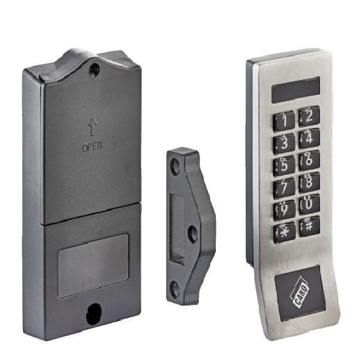Dijital Şifreli ve Kartlı Dolap Kilidi - Şifre & Kart 1,5 V Alkalin Pil
