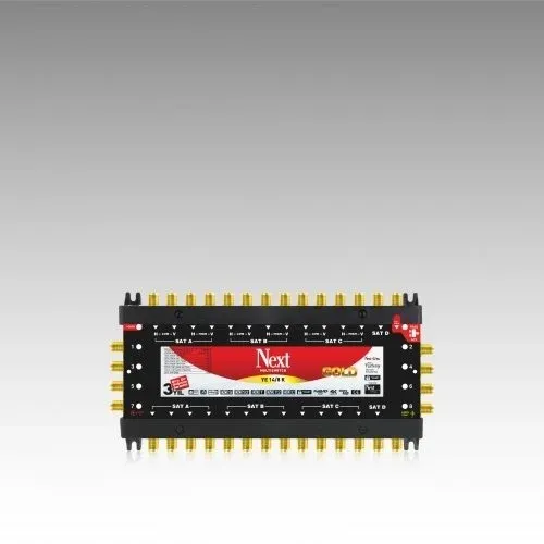 Next YE-14/8 Santral Multiswitch 14 Giriş 8 Çıkış Uydu Dağıtıcı (4K Uyumlu)