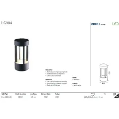 Jupiter Lg984 S Led''li Bahçe Baba 10w (3000k)
