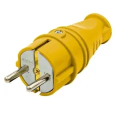 Ne-Ad 1x16 A Topraklı Fiş Sarı