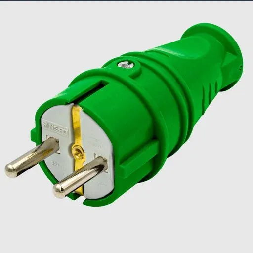 Ne-Ad 1x16 A Topraklı Fiş Yeşil