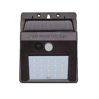 K2 15w 80 Lümen Ip65 Solar Duvar Apliği 6500k Beyaz Işık