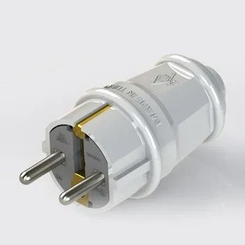 Ne-Ad Topraklı Düz Fiş (Siyah/Beyaz)