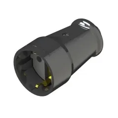 Ne-Ad Taşınabilir Topraklı Priz (Siyah/Beyaz)