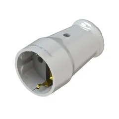 Ne-Ad Taşınabilir Topraklı Priz (Siyah/Beyaz)